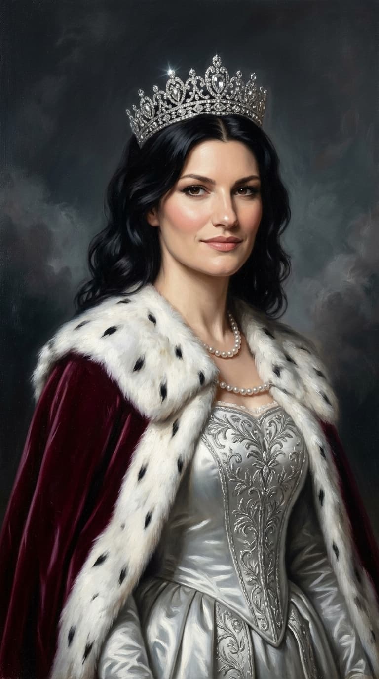 Royal queen portrait example